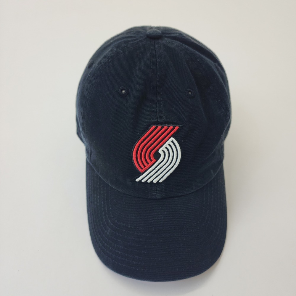 OTS NBA Portland Trail Blazers Hat Womens Black Adjustable Strapback‎ Cap